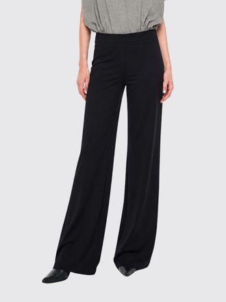 Norma Kamali Bias High-Waisted Cr&ecirc;pe Palazzo Trousers