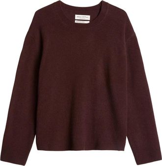 Marc O'Polo Truien & Vesten, Dames, Rood, XL, Wol, Ronde hals gebreid