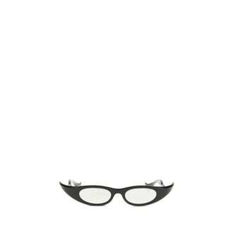 Valentino Garavani Zwarte Acetaten Zonnebril