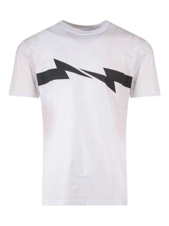 Neil Barrett Cotton T-shirt with iconic frontal print