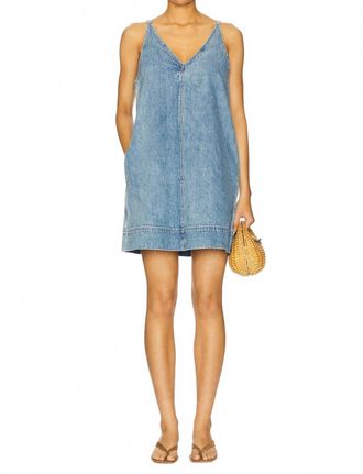 Pistola Denim Tavi Pop Over Mini Dress In Palms