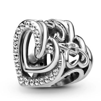 Pandora Ladies Sparkling Entwined Hearts Charm