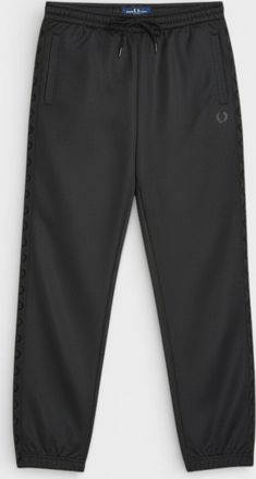 Fred Perry Mens Seasonal Taped Track Pant Black - Size X-Large