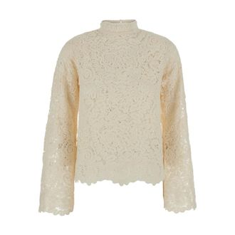 Semicouture Mujer, Blusas y Camisas, Beige, Talla: S