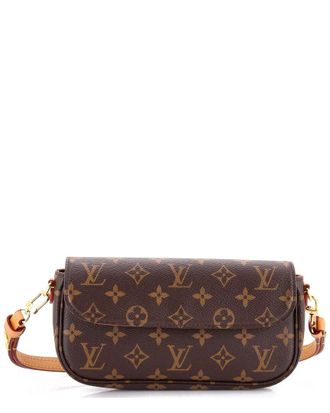 Louis Vuitton Brown Monogram Canvas Ivy Wallet On Chain (Authentic Pre-Loved)