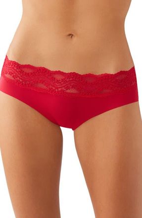 b.tempt'd by Wacoal b.bare Hipster Panties in Crimson Red at Nordstrom, Size X-Large