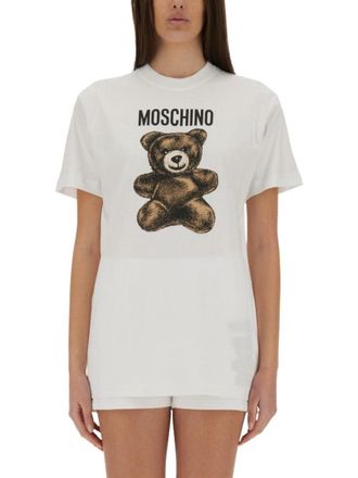 Moschino Playful Teddy Bear Graphic T-Shirt