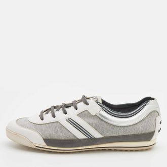 Tod's Tods Multicolor Fabric/leather And Suede Low Top Sneakers