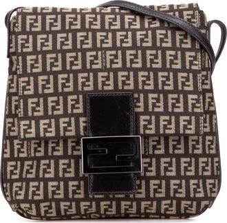 Fendi Pre-owned Womens Baguette Ff Canvas Shoulder Bag - Tan Textile - One Size