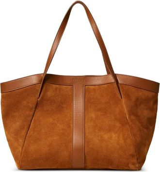 Twin-Set Shopper met vlakken - Bruin