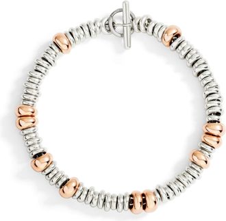 Dodo BRACCIALE RONDELLE ARGENTO & ARGENTO DORATO