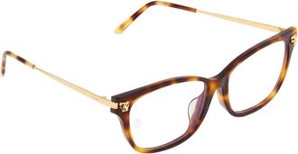 Cartier Demo Cat Eye Ladies Eyeglasses CT0027OA 003 54