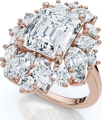 Pompeii3 Certified 7Ct High Jewelry Diamond Ring 14k Gold Lab Grown