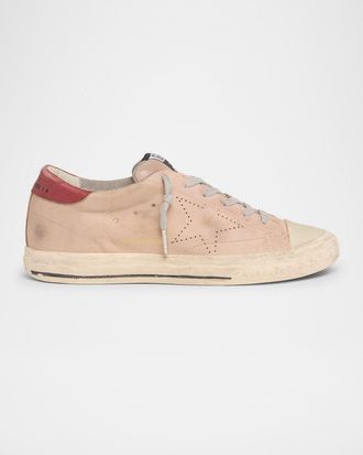 Golden Goose Mens Super-Star Nubuck Fashion Sneakers