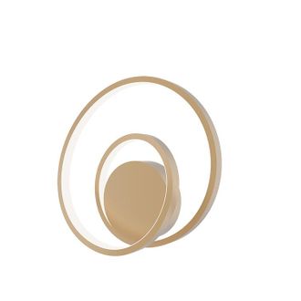 Luce-Ambiente-Design Mile Oro Led Wall Light in Aluminum and Silicone 15w 2720lm With Cct