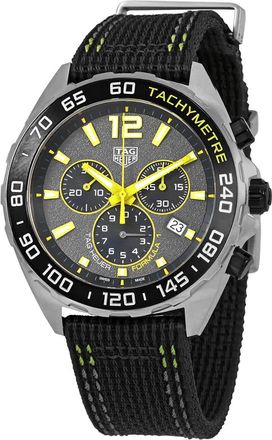 Tag Heuer Formula 1 Chronograph Quartz Grey Dial Mens Watch CAZ101AG.FC8304