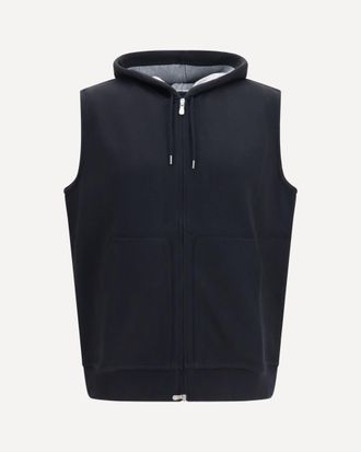 Brunello Cucinelli Cotton Vest Male XXL