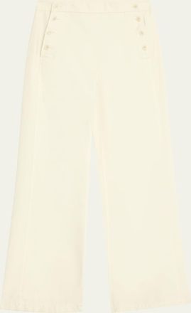 Nili Lotan Reed Wide-Leg Sailor Pants