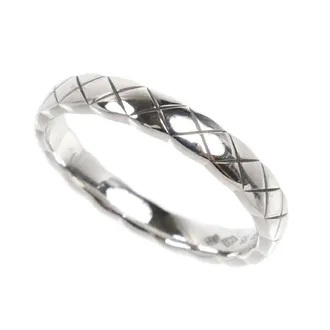 Chanel White Gold (18K) Band Ring (Pre-Owned)