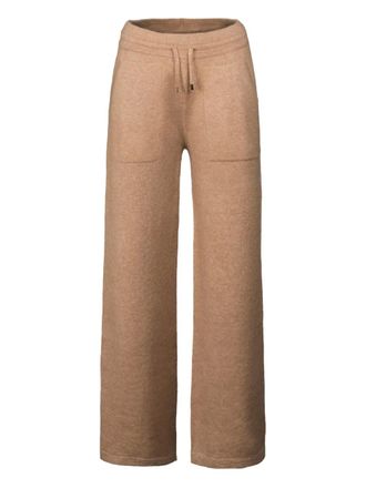 Moorer SHERIL-CA9 drawstring trousers - women - Camel Hair/Silk - 44 - Neutrals