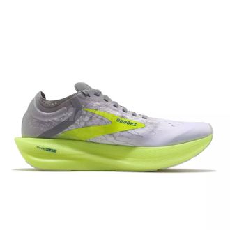 Brooks Mens Hyperion Elite 2 Running Shoes In White/silver/nightlife