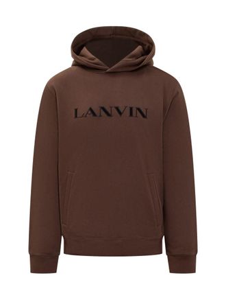 Lanvin Dark Brown Hood Sweatshirt