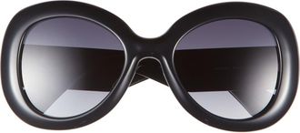 Moschino Bubble Oval Sunglasses in Black at Nordstrom Rack