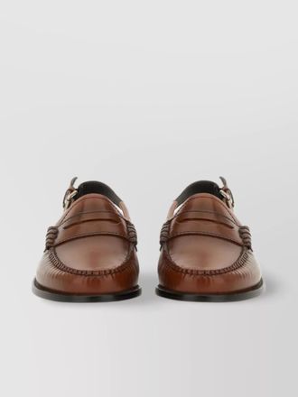G.H. Bass & Co. buckle loafer moc slingback smooth