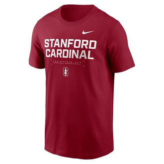Nike Stanford Courtside Basketball Nike Mens Dri-FIT College T-Shirt in Red | 02ET69WSDN-4V1