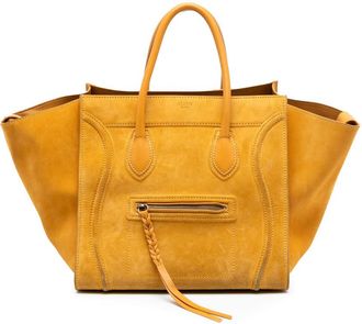 Celine Pre-owned Celine Medium Suede Phantom Luggage Tote Ladies F-CU-0133