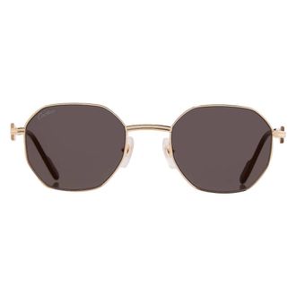 Cartier Grey Multilayer Geometric Ladies Sunglasses CT0500S 001 50