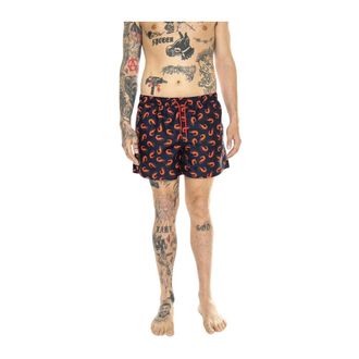Happy Socks Shrimpy Zwemshorts - Heren - Badkleding - Veelkleurig - Maat: XL Poliester