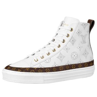 Louis Vuitton (WMNS) LOUIS VUITTON Stellar Ankle Sneakers White Black Sketch Monogram 1A87TY