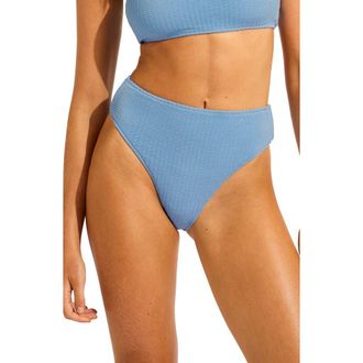 Seafolly Sea Dive High Waist Bikini Bottoms in Cornflower at Nordstrom Rack, Size 6 Us / 10 Au