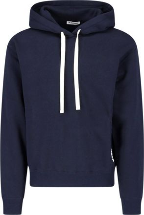 Jil Sander Felpa Cappuccio In Cotone