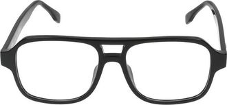 Fendi Glasses, unisex, Black, Size: 54 MM FF Squared Optical Frame
