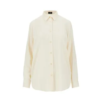 Etro Jacquard silk-blend shirt Woman 42
