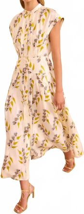 Ulla Johnson Lausanne Button Up Dress In Infinite Flower
