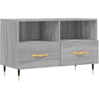 vidaXL Vidaxl - Mobile Porta tv Grigio Sonoma 80x36x50 cm in Legno Multistrato