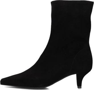 Kennel & Schmenger Schoenen, Dames, Zwart, 38 1/2 EU, Wol, Elegante Zwarte Enkellaarsjes