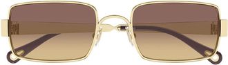 Chlo&eacute; Sunglasses Ch0354 S 002 Gold/Brown Woman