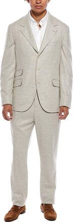 Brunello Cucinelli 2Pc Wool & Silk-Blend Suit