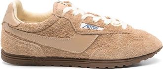 Autry Sneakers, female, Brown, Size: 6 US Brown Stylish Sneakers with Windspin Closure