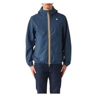 K-Way K-Way, Rain Jackets, male, Blue, Size: 2XL Jack Stretch Dot Jacket