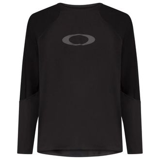 Oakley Seeker Airline L/S Jersey Velotrikot f&uuml;r Herren | schwarz
