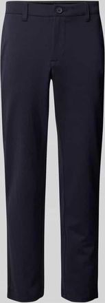 Only & Sons Slim Fit Stoffhose aus Viskose-Mix Modell MARK in Dunkelblau, Größe 28/30