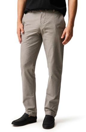 Rodd & Gunn Gunn Flat Front Stretch Cotton Suit Pants in Latte at Nordstrom, Size 38