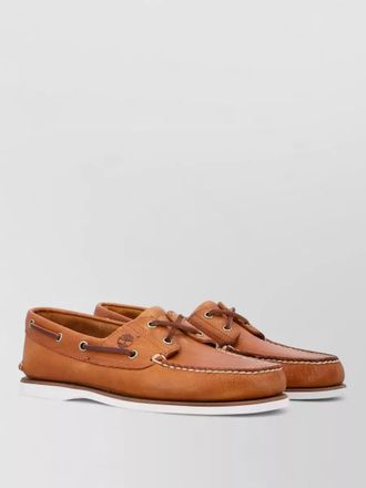 Timberland boat shoes two eyelets rubber sole