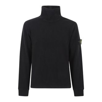 Stone Island Mens Clothing Sweatshirts Black Aw25