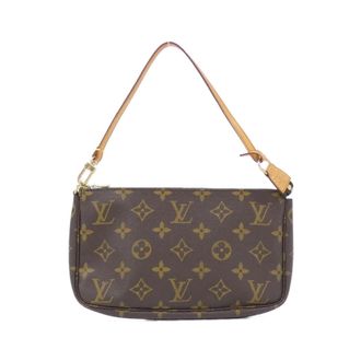 Louis Vuitton Brown Coated Canvas Pouch (Pre-Owned)